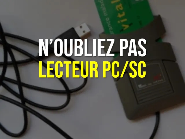 Fin 2021, le support technique sur les lecteurs non compatibles PC/SC prendra fin. 