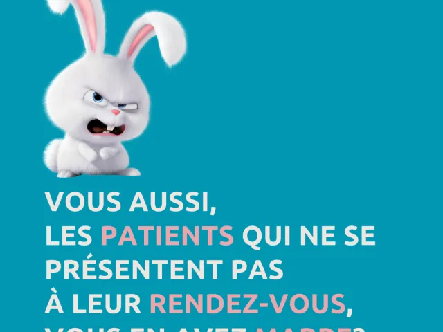 😡 Vous aussi, les patients qui ne se présentent pas à leur rendez-vous, vous en avez marre? 
