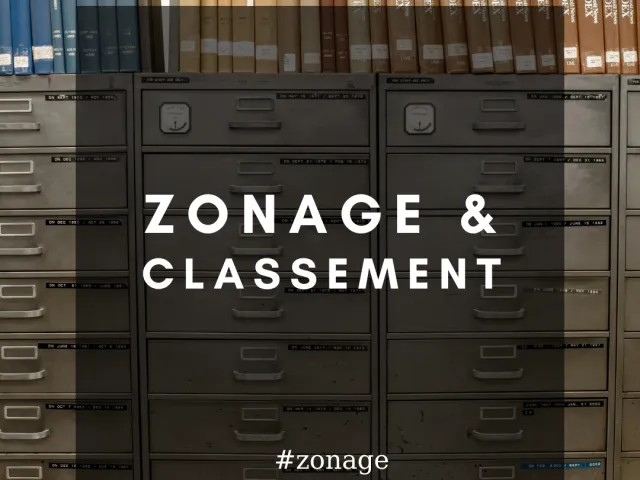 Le zonage & son classement : arrêté de l'ARS